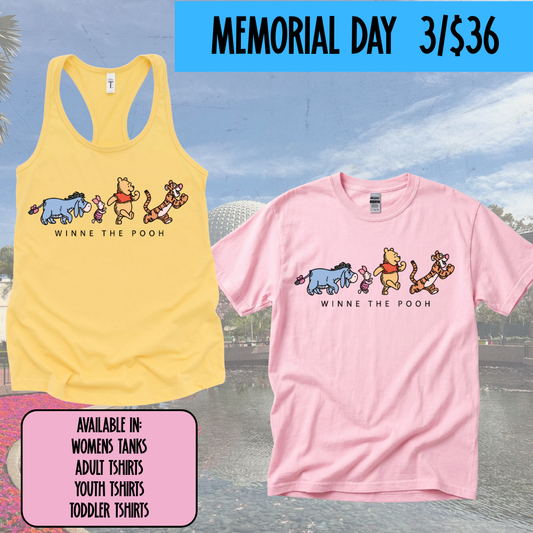 POOH FRIENDS -  MAGICAL MEMORIAL DAY EVENT