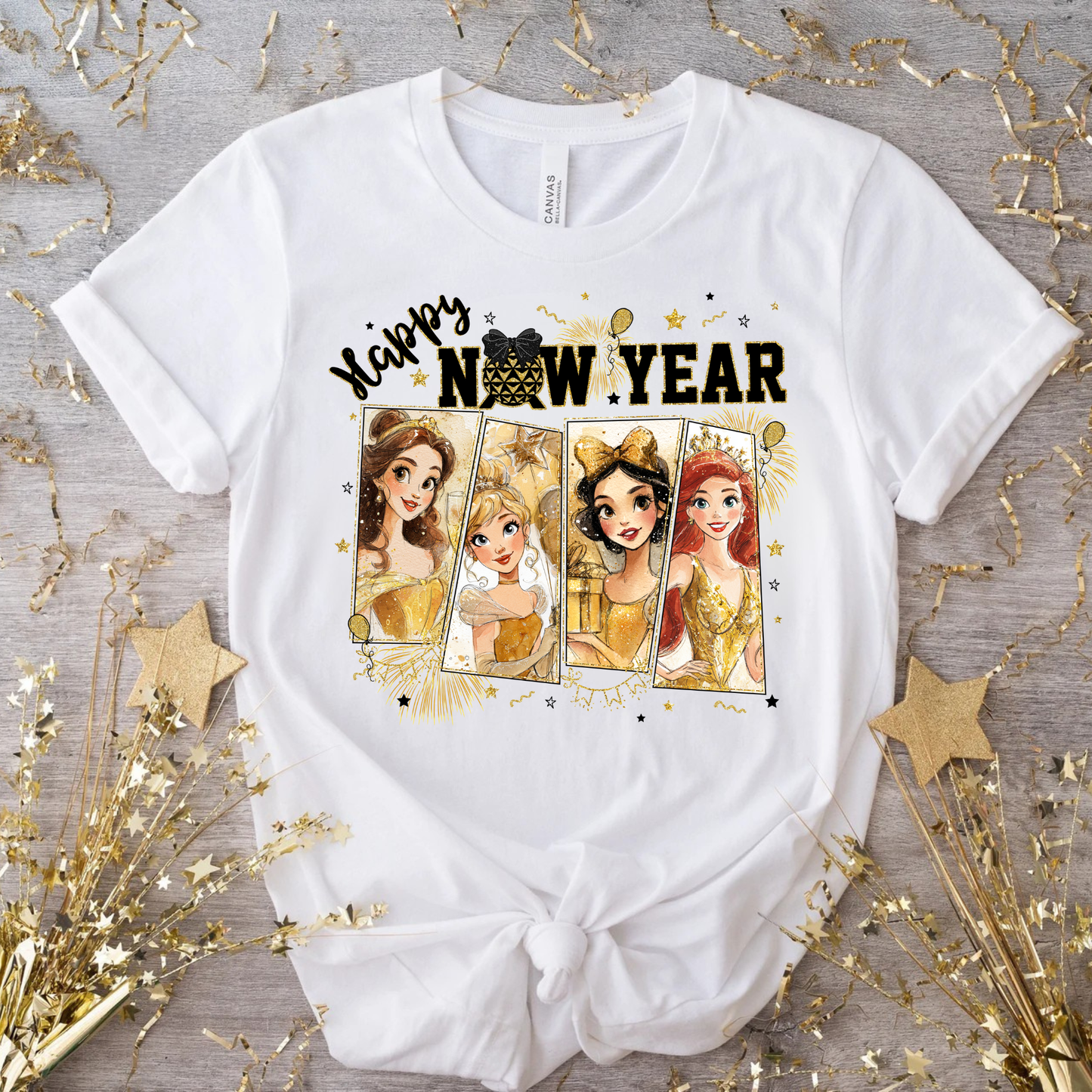 PRINCESSES NEW YEARS SHIRT FOR YOUTH & ADULTS
