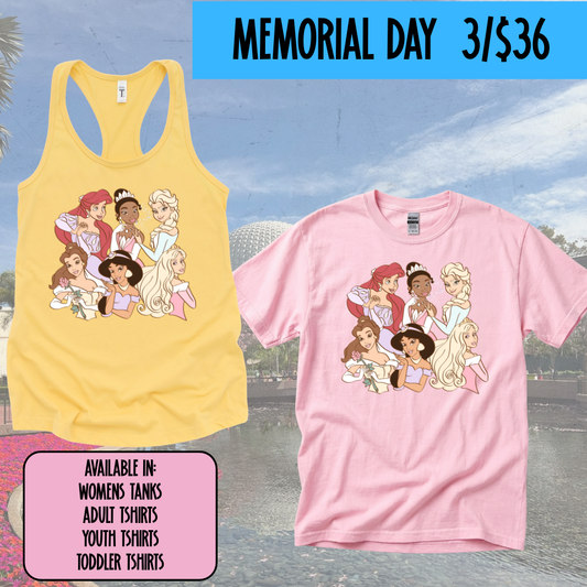 PASTEL PRINCESSES -  MAGICAL MEMORIAL DAY EVENT