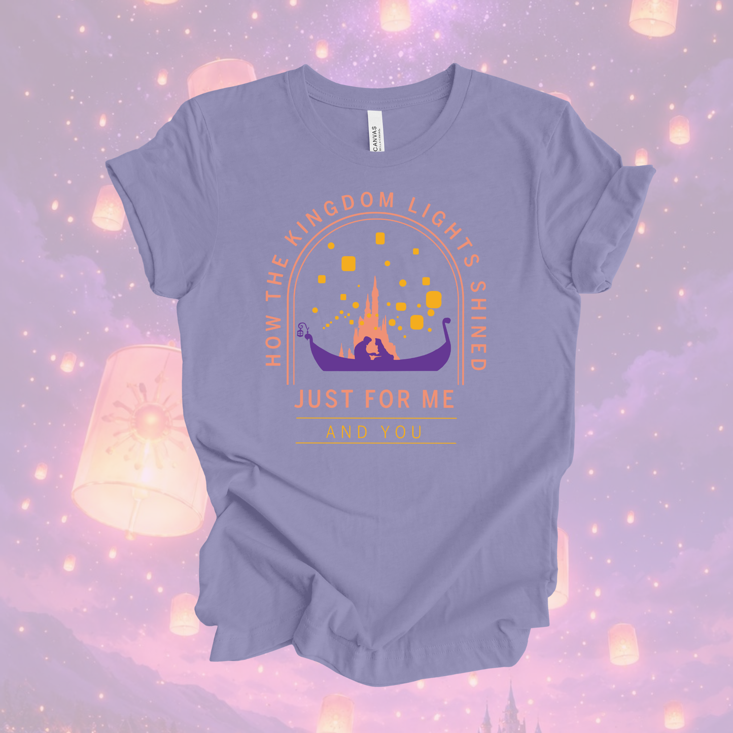 How the Kingdom Lights Shined Princess Shirt - Bella Canvas