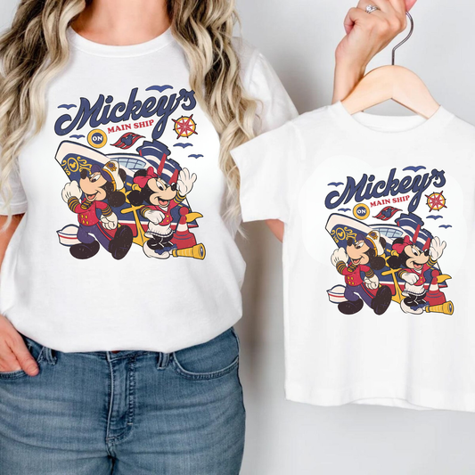 Main Ship Cruise Shirt for Adults and Kids