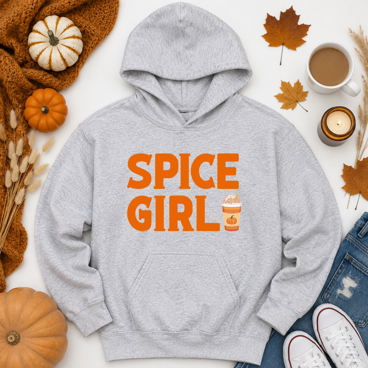 Spice Girl Pumpkin Spice Hoodie | Girls & Tween Fall Hoodie