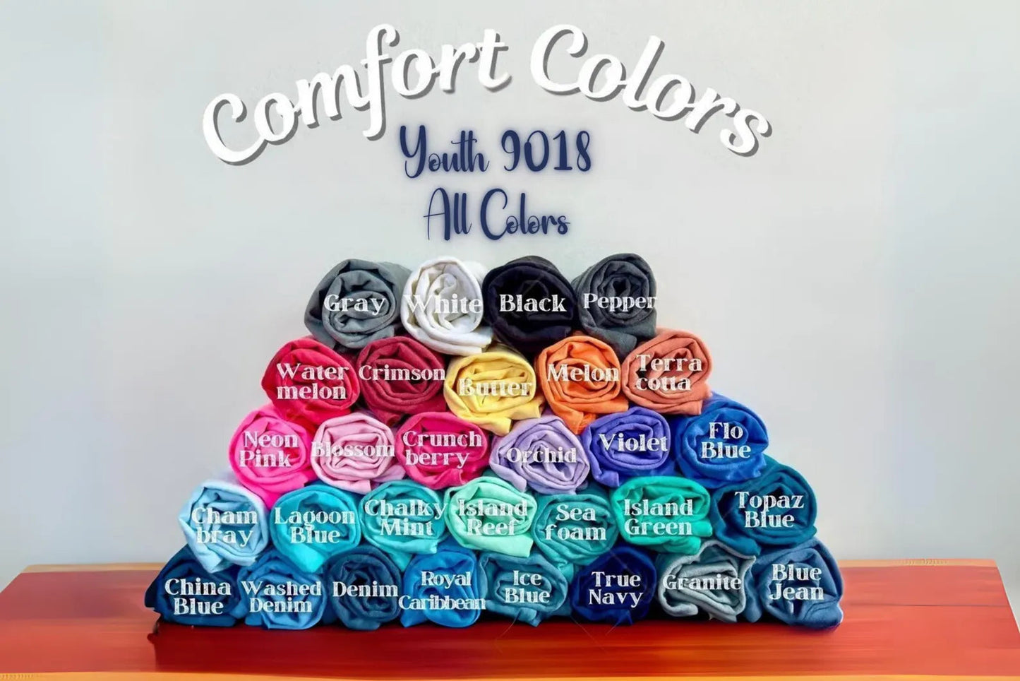VALENTINES HEARTS ALBUM SHIRT for Kids - Comfort Colors