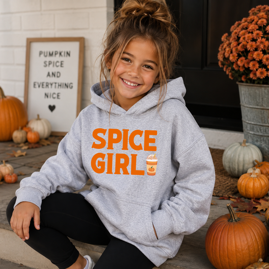 Spice Girl Pumpkin Spice Hoodie | Girls & Tween Fall Hoodie