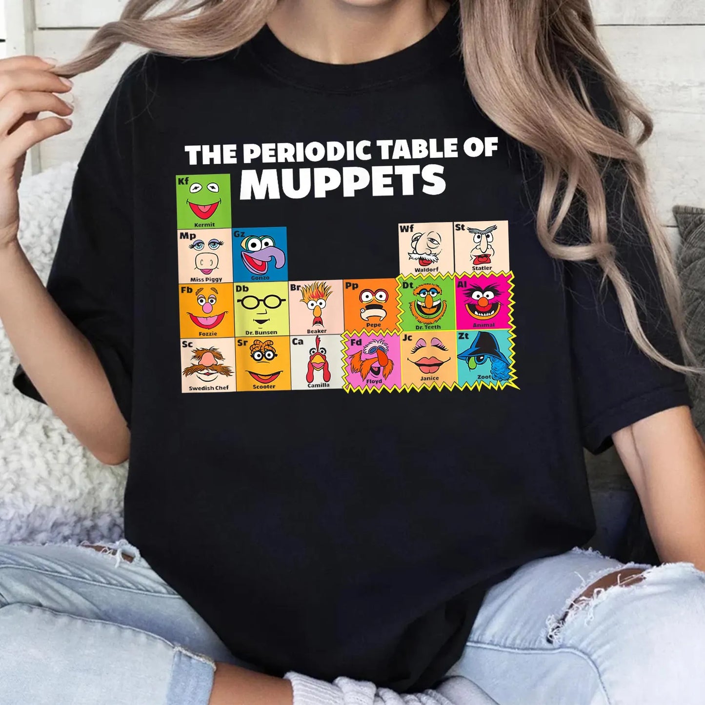 Muppets periodic table COMFORT COLORS SHIRT