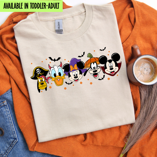 HALLOWEEN FAB FIVE Shirts for Kids, Toddlers and Adults