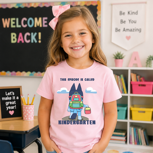 Kindergarten Shirt for Kids | Cute Back-to-School T-Shirt