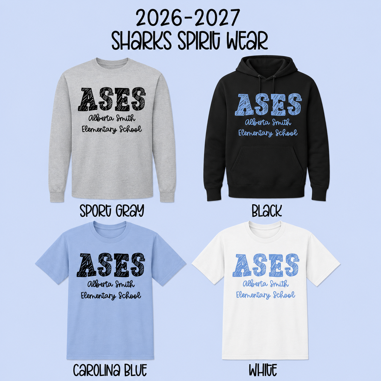 Alberta Smith Elementary ASES Doodle Spirit Wear