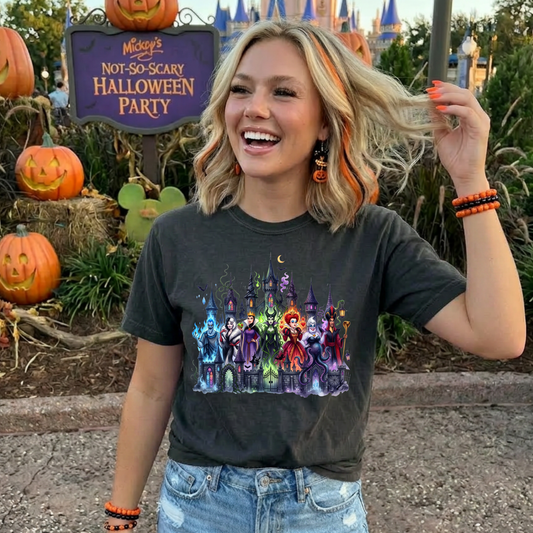 VILLAINS CASTLE SHIRT  | Magical Theme Park Shirt & Tank | Adult Comfort Colors Tee