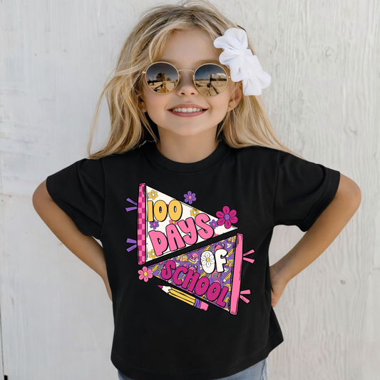 SCHOOL PENNANT FLAG 100 DAYS OF School Shirt