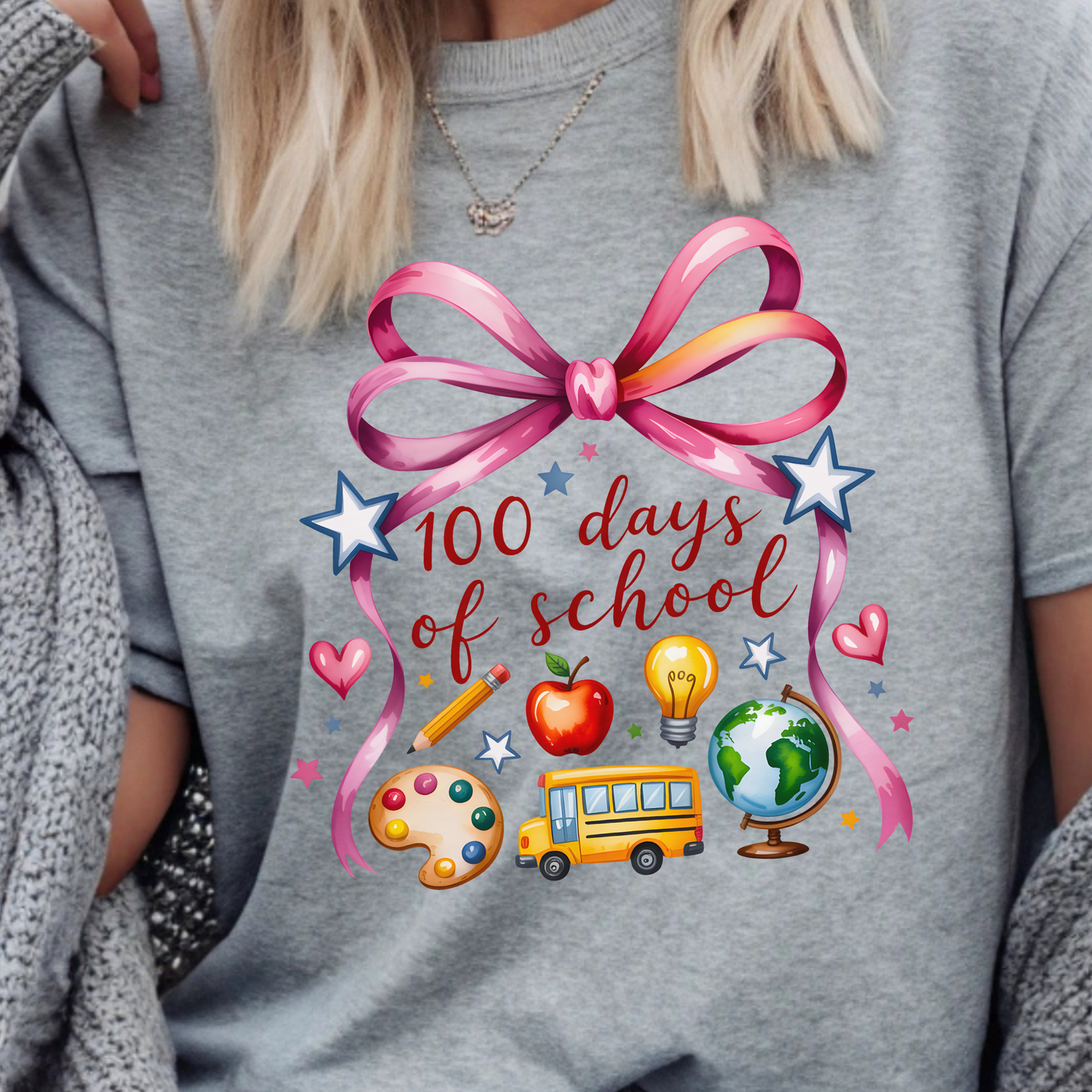 100 Days of School Teacher Shirt | Bella Canvas Unisex Tee | Comfy Classroom Shirt