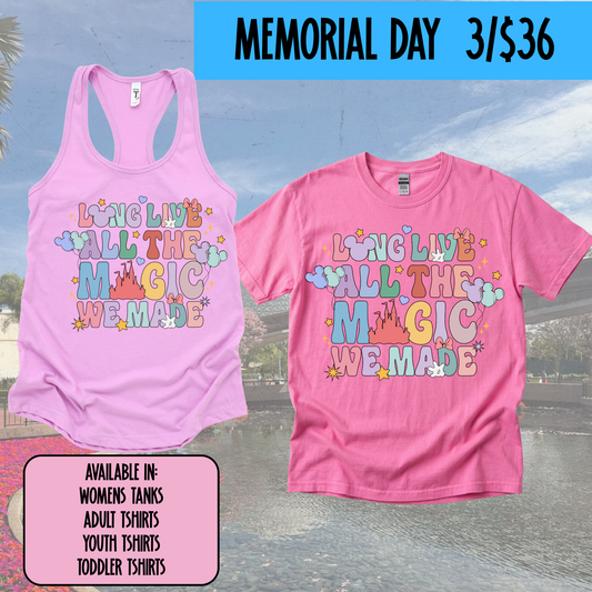 LONG LIVE -  MAGICAL MEMORIAL DAY EVENT