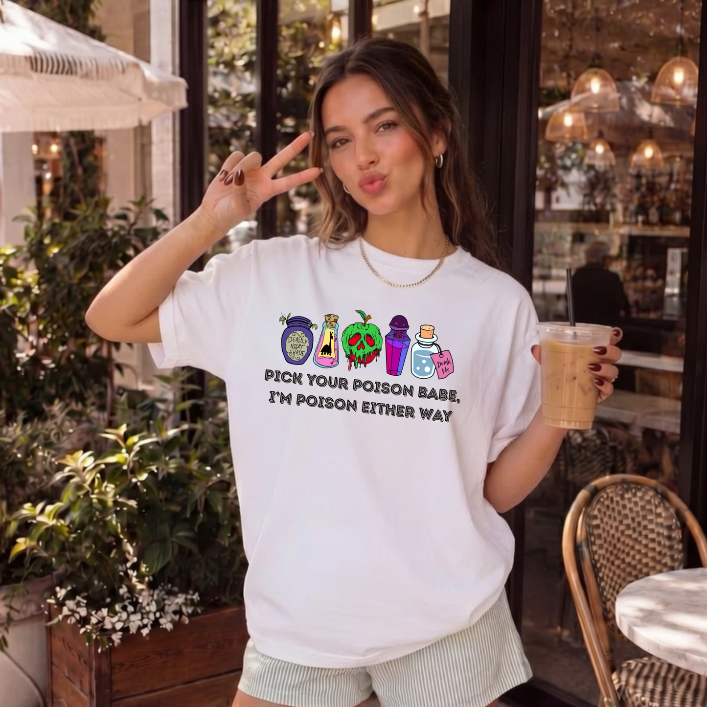 PICK YOUR POISON BABE | Magical Theme Park Shirt & Tank | Adult Comfort Colors Tee