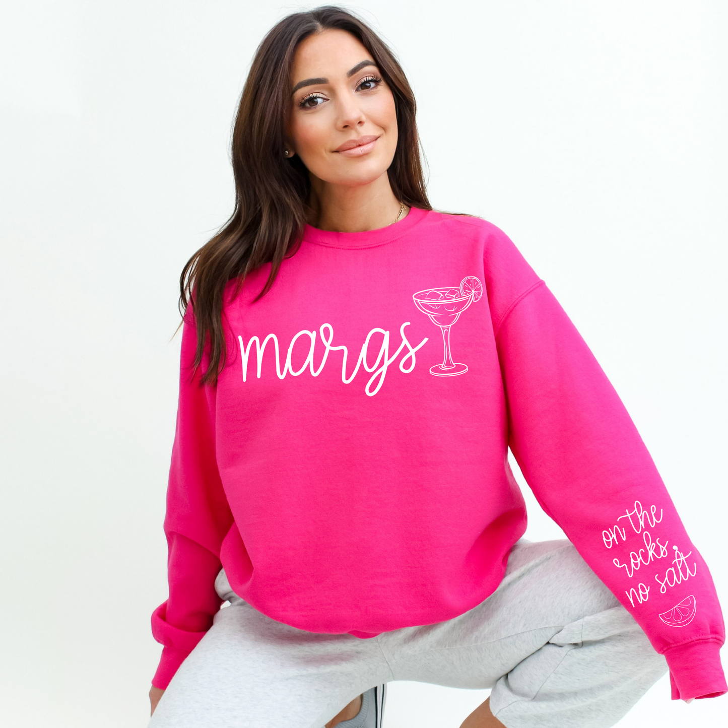 Margs Sweatshirt with Sleeve Design