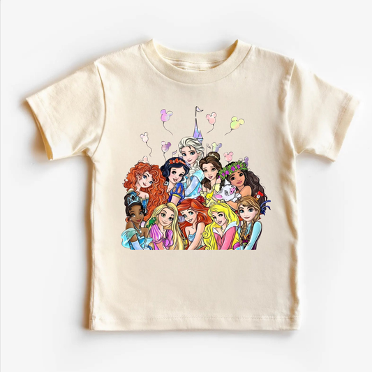 Princesses Magical Theme Park Kids Shirt | Toddler & Youth Sizes