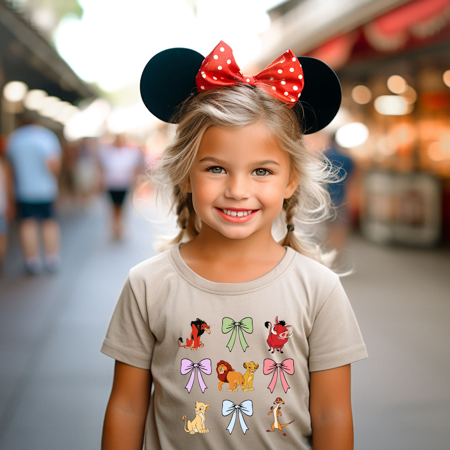 Lion Bows Magical Theme Park Kids Shirt | Toddler & Youth Sizes