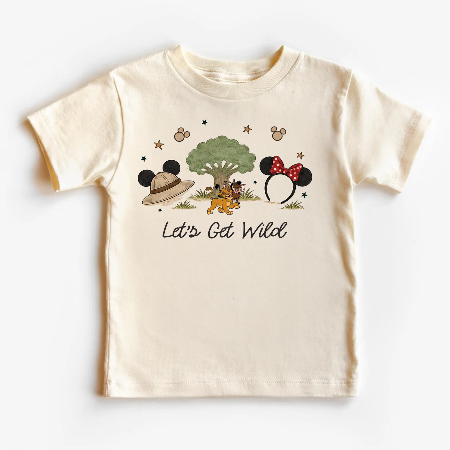 Lion Let’s Get Wild Magical Theme Park Kids Shirt | Toddler & Youth Sizes
