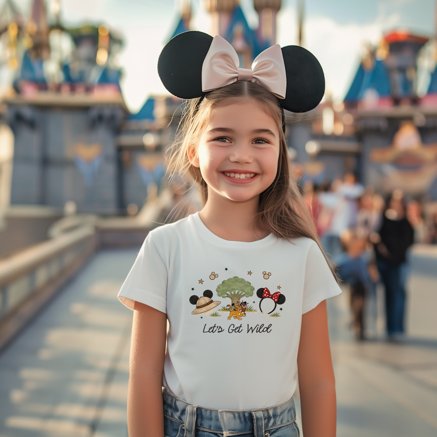 Lion Let’s Get Wild Magical Theme Park Kids Shirt | Toddler & Youth Sizes