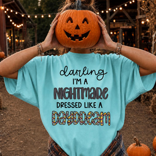 NIGHTMARE DAYDREAM HALLOWEEN SHIRT  | Magical Theme Park Shirt & Tank | Adult Comfort Colors Tee