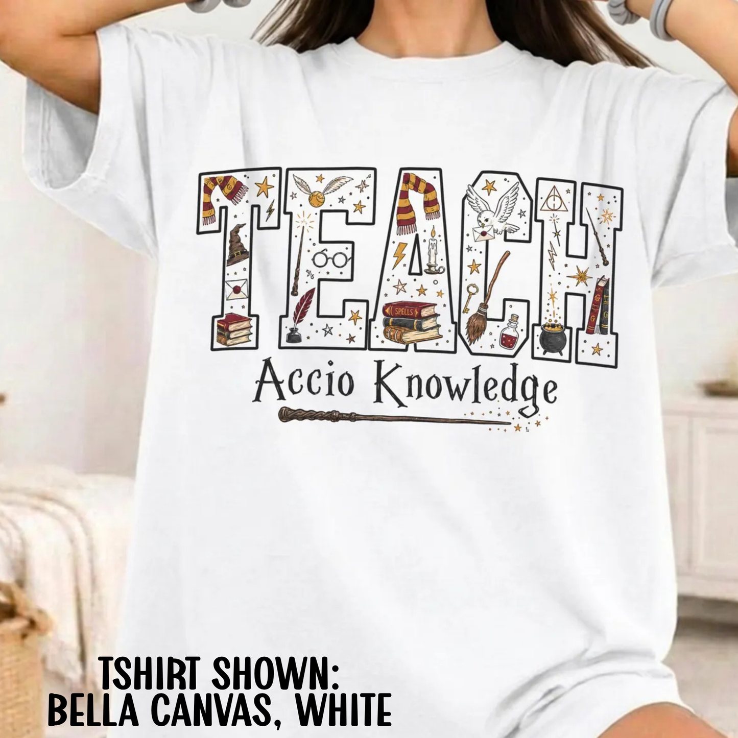 I TEACH WIZARD TEACHER - BELLA CANVAS TSHIRT - TEACHER TUESDAY SALE