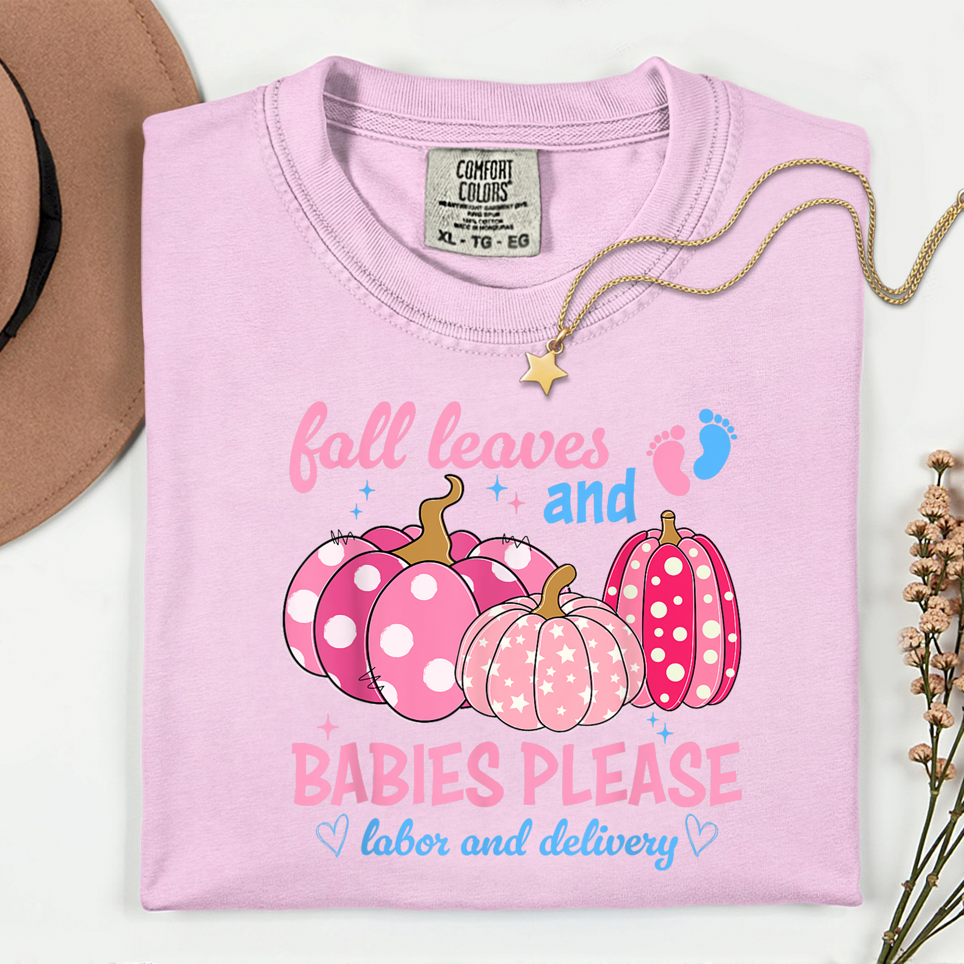 Pumpkin Delivery Nurse Tee for OB Nurses