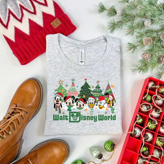 WDW Christmas Shirt | Family Matching Christmas Tee | Bella+Canvas T-Shirt | Toddler, Youth & Adult Sizes