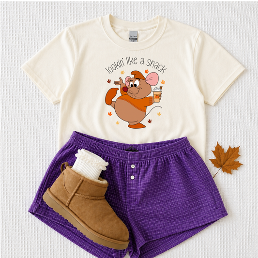 GUS GUS LOOKIN LIKE A SNACK Halloween Shirt | Magical Theme Park Shirt & Tank | Adult Comfort Colors Tee