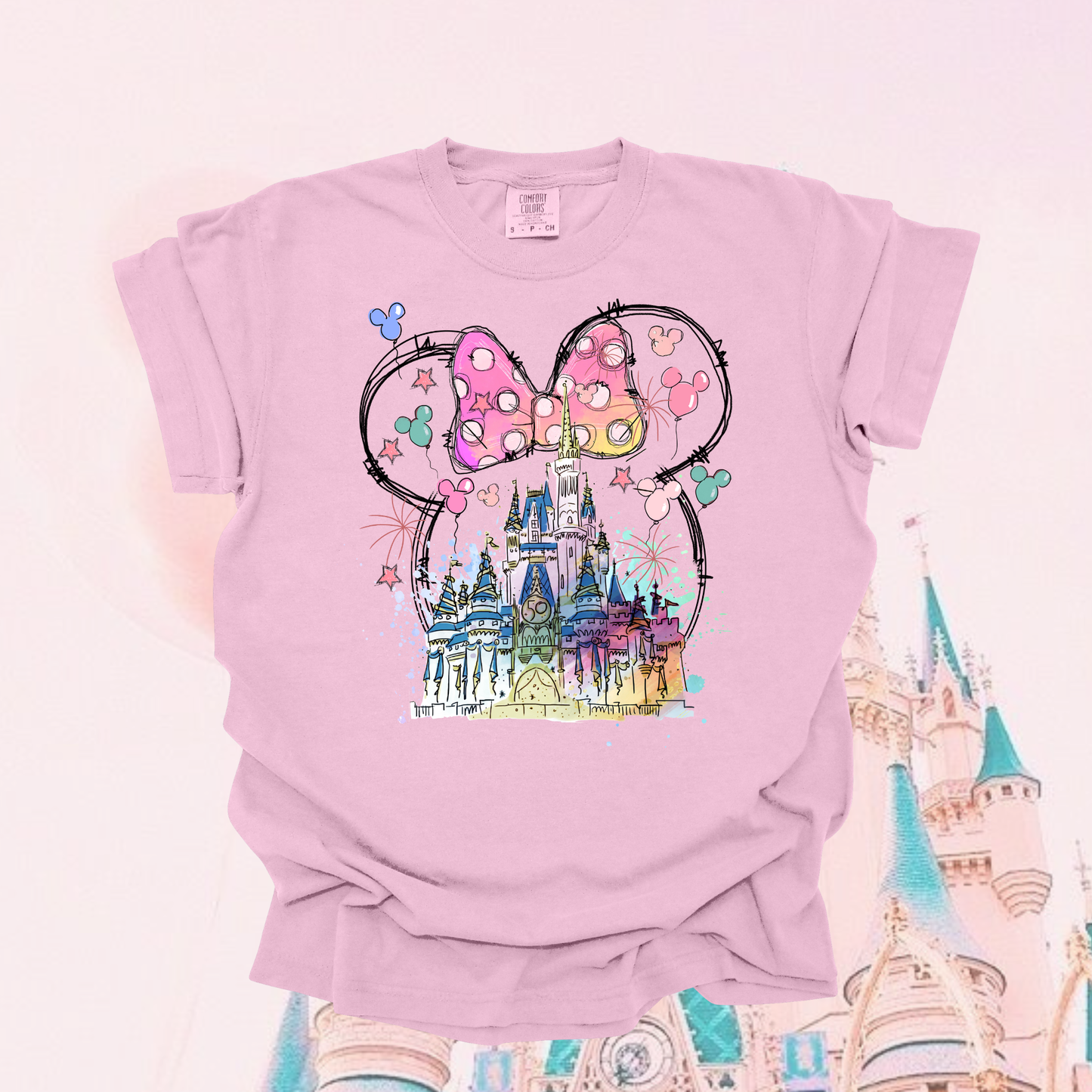 MINNIE CASTLE Shirt - Comfort Colors