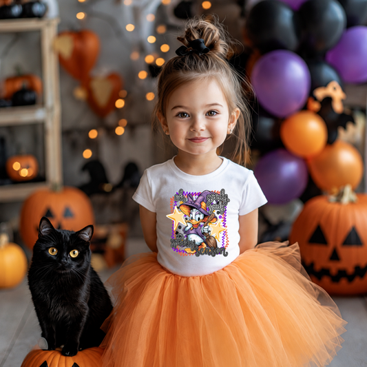 SPOOKY SEASON DAISY HALLOWEEN Magical Theme Park Halloween Kids Shirt | Toddler & Youth Sizes