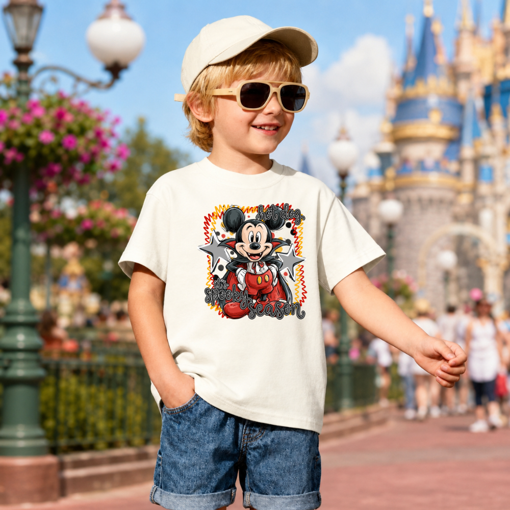 SPOOKY SEASON MICKEY HALLOWEEN Magical Theme Park Halloween Kids Shirt | Toddler & Youth Sizes