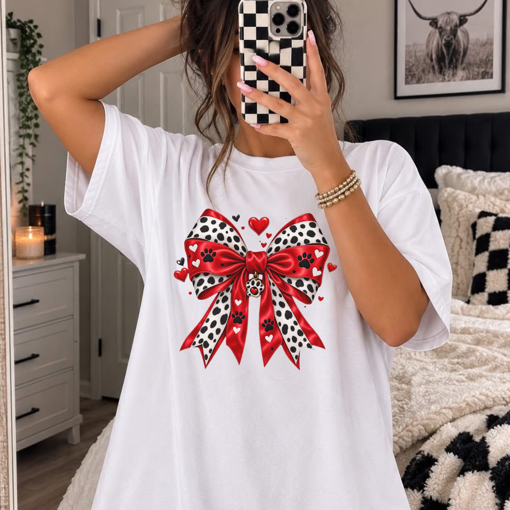 CRUELLA VILLAIN BOW Shirt | Magical Theme Park Shirt & Tank | Adult Comfort Colors Tee