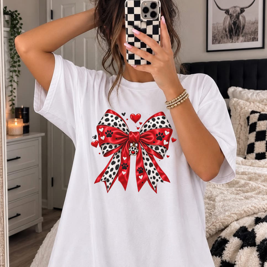 CRUELLA VILLAIN BOW Shirt | Magical Theme Park Shirt & Tank | Adult Comfort Colors Tee