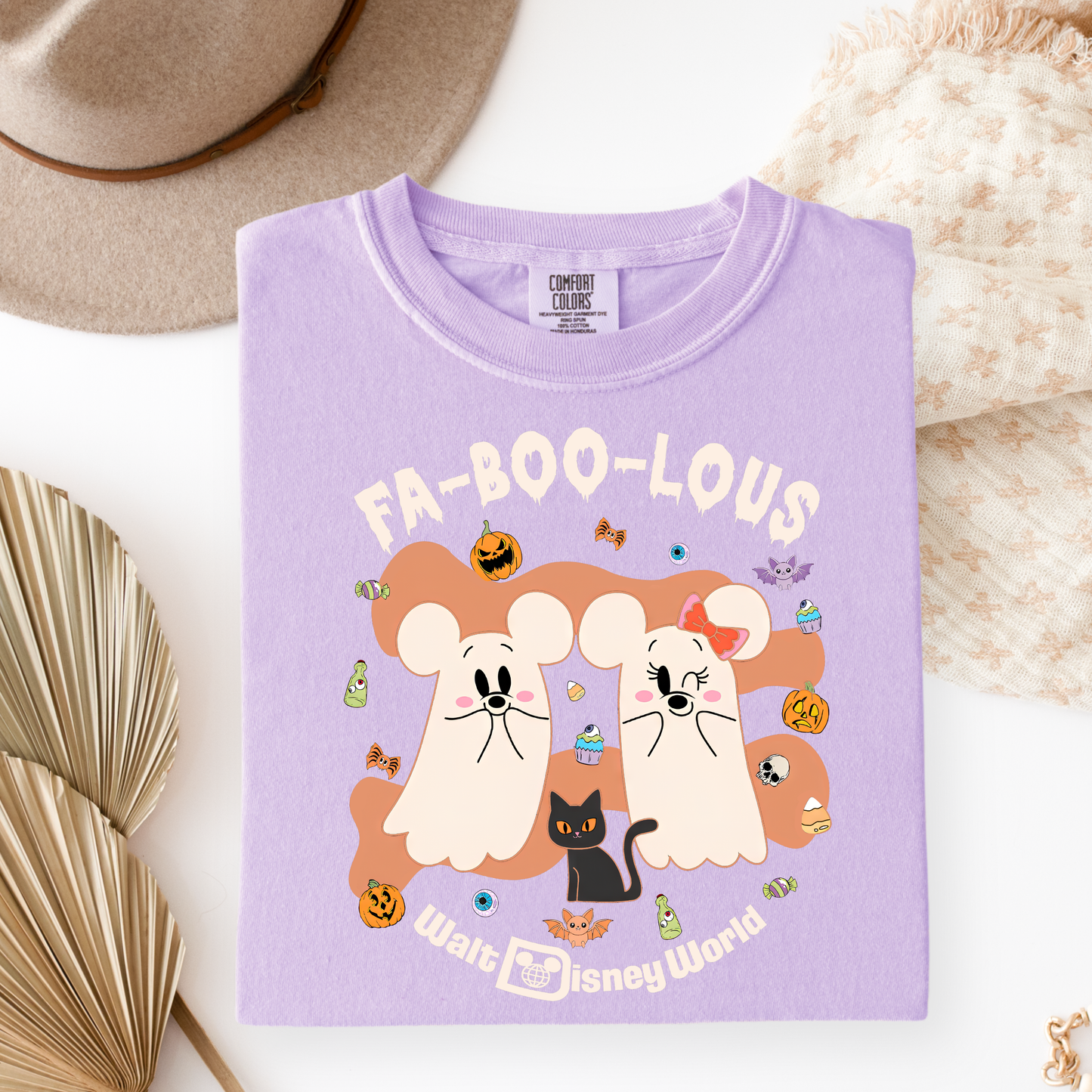 WDW Pink Ghost Faboolous Halloween Shirt | Magical Theme Park Shirt & Tank | Adult Comfort Colors Tee