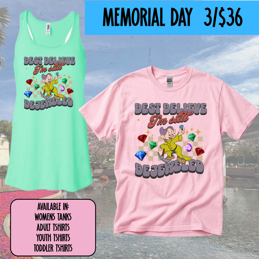 DOPEY BEJEWELED -  MAGICAL MEMORIAL DAY EVENT
