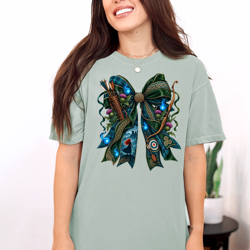 MERIDA BOW | Magical Theme Park Shirt & Tank | Adult Comfort Colors Tee