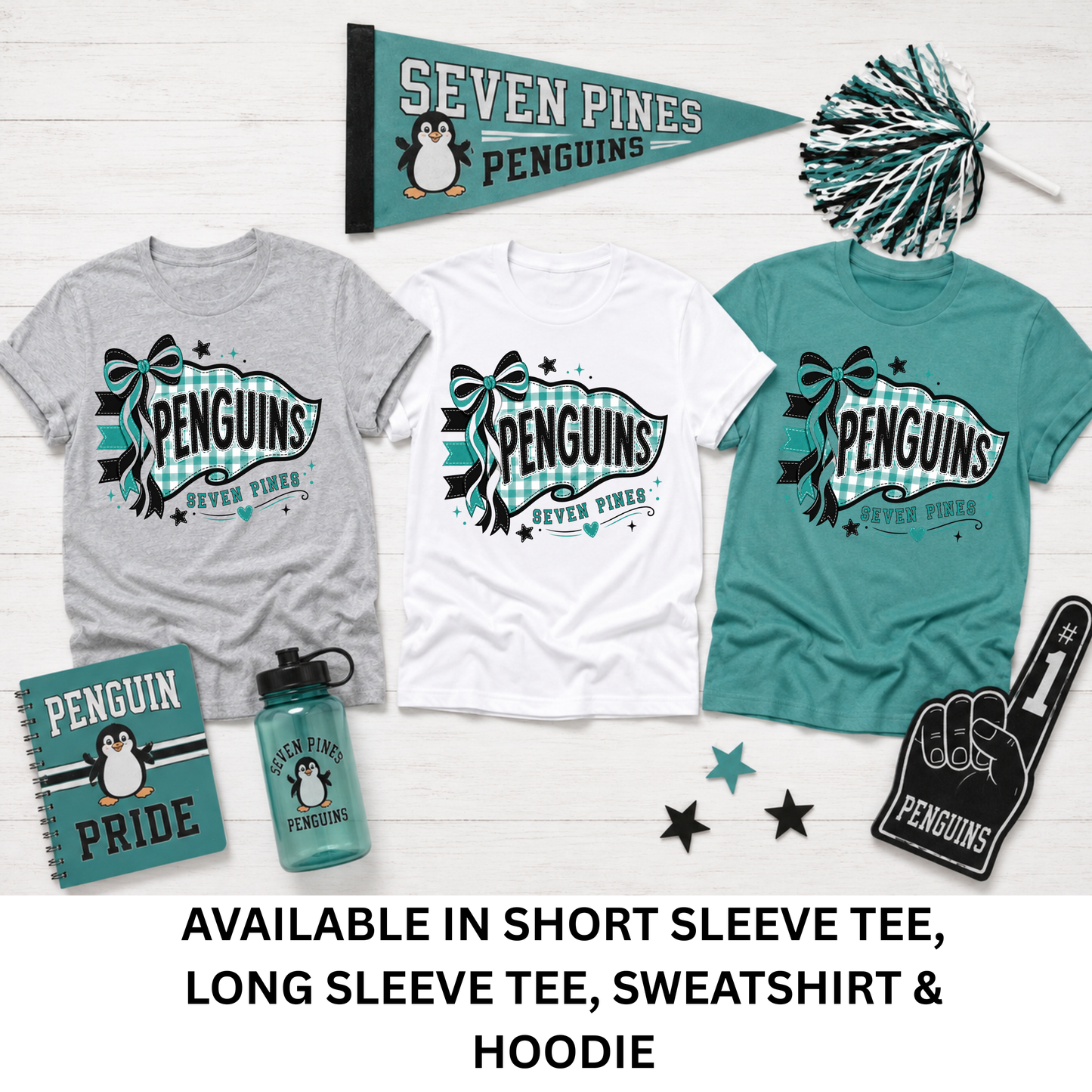 Seven Pines Elementary School Shirt Design 1