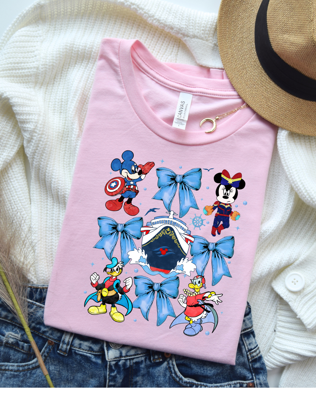 Superhero Night Cruise Shirt | Family Matching Vacation Tee | Bella+Canvas Soft T-Shirt | Toddler, Youth & Adult