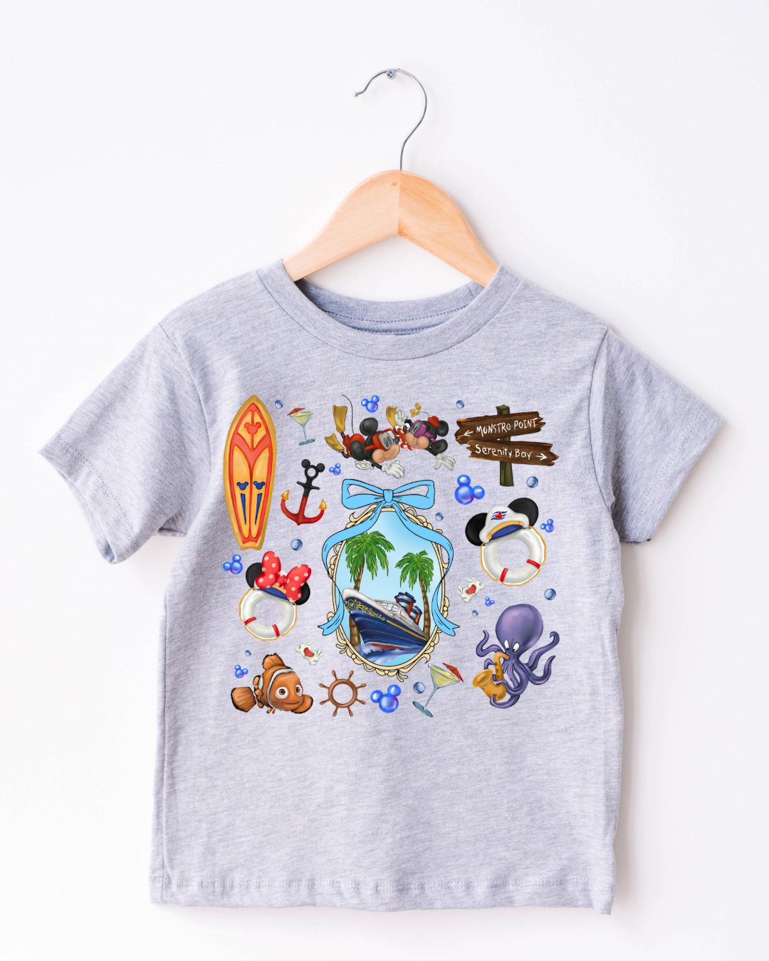 Cruise Vacation Shirt- Mick & Minnie Snorkling | Family Matching Cruise Tee | Bella+Canvas T-Shirt | Toddler, Youth & Adult Sizes