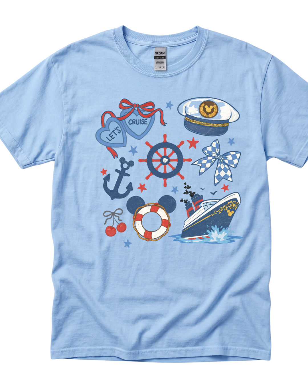 Let’s Cruise Locket Cruise Vacation Shirt | Family Matching Cruise Tee | Bella+Canvas T-Shirt | Toddler, Youth & Adult Sizes