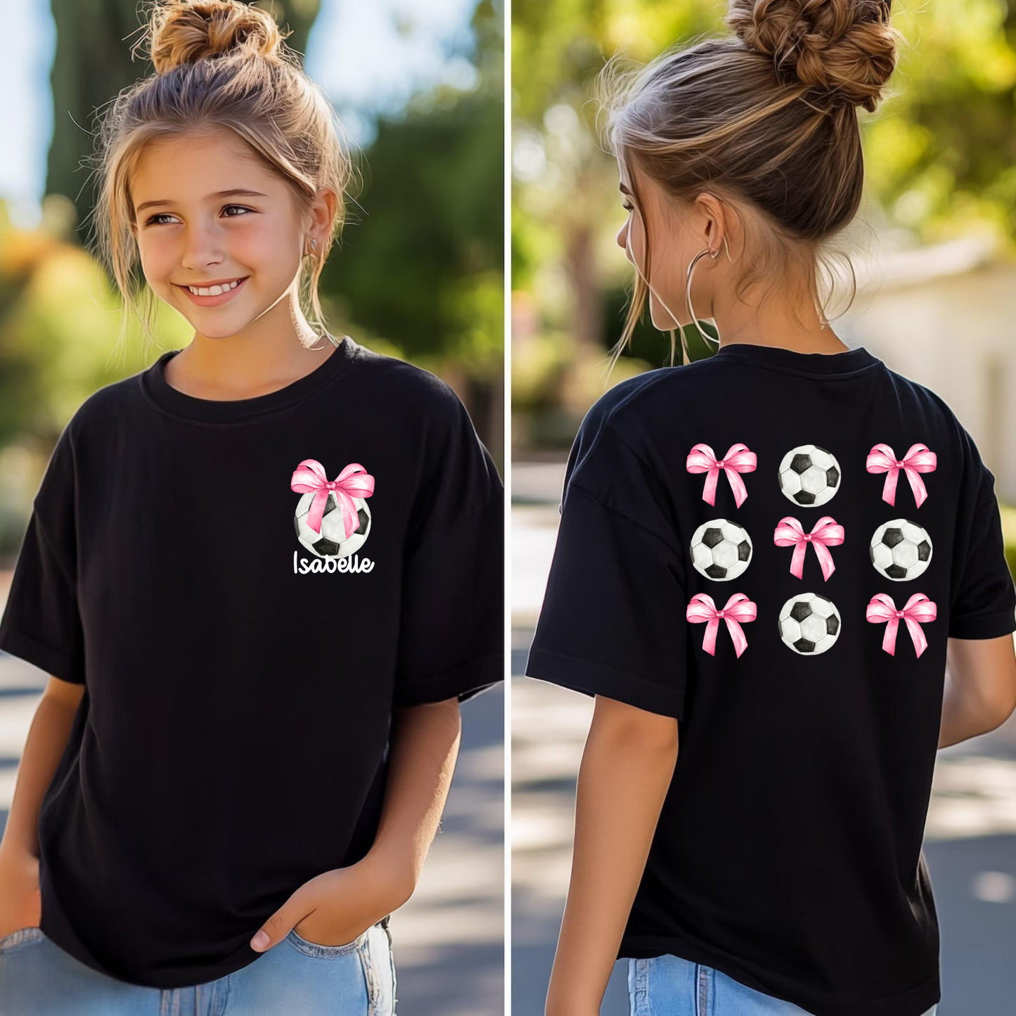 Custom Soccer Girls Shirt Comfort Colors