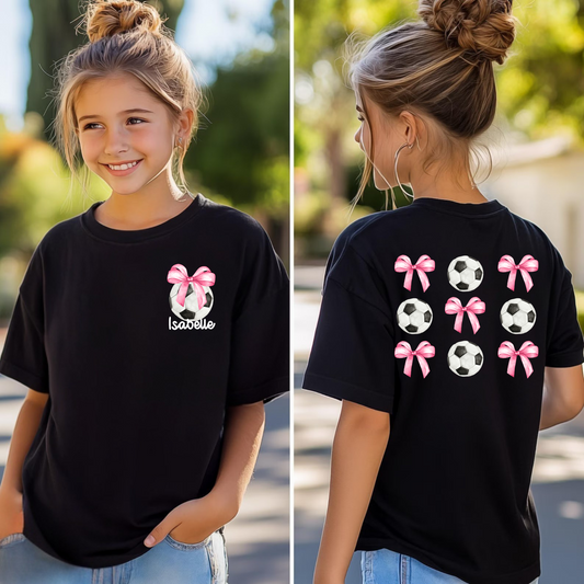 Custom Soccer Girls Shirt Comfort Colors
