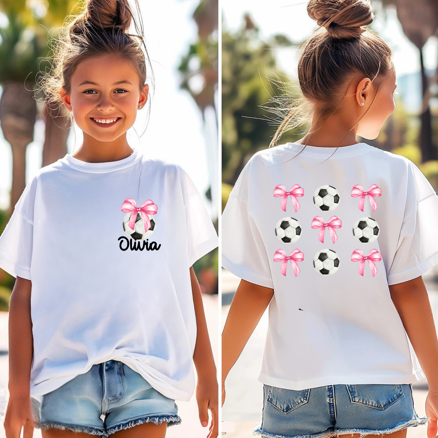 Custom Soccer Girls Shirt Comfort Colors