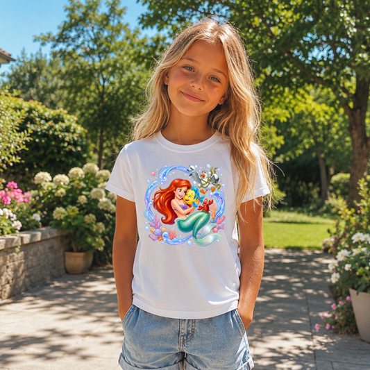 Mermaid Ariel SHIRT FOR KIDS
