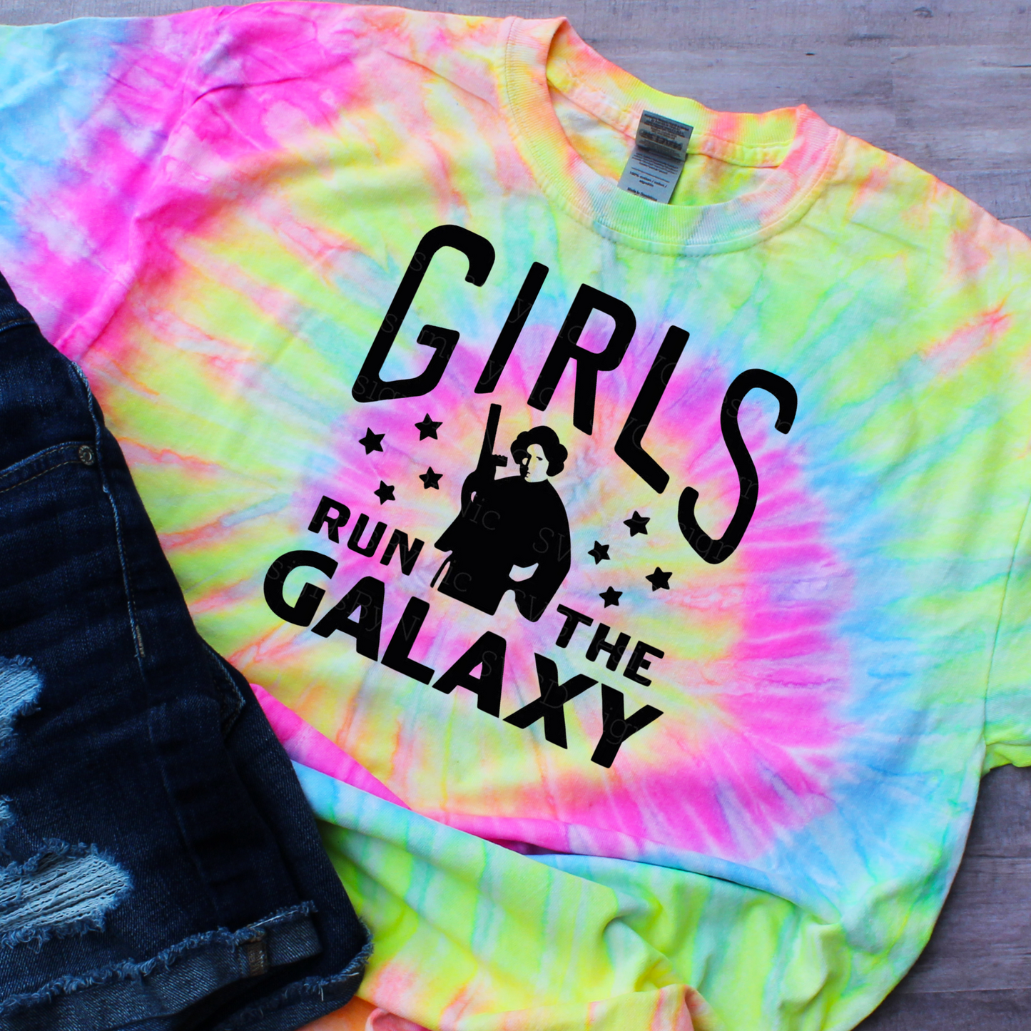 Tie Dye Galaxy Girls