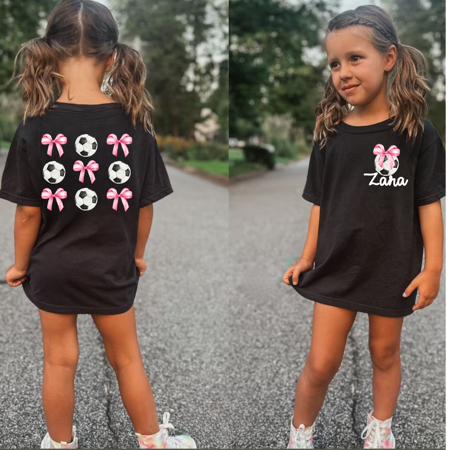 Custom Soccer Girls Shirt Comfort Colors