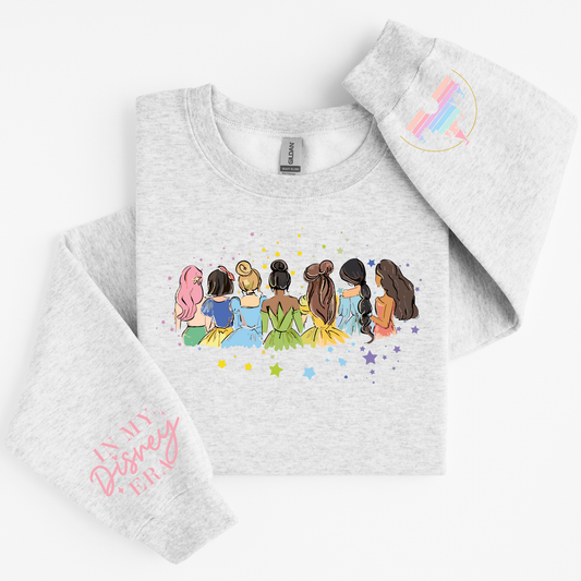 Princess Era Sweatshirt with Sleeve Accents