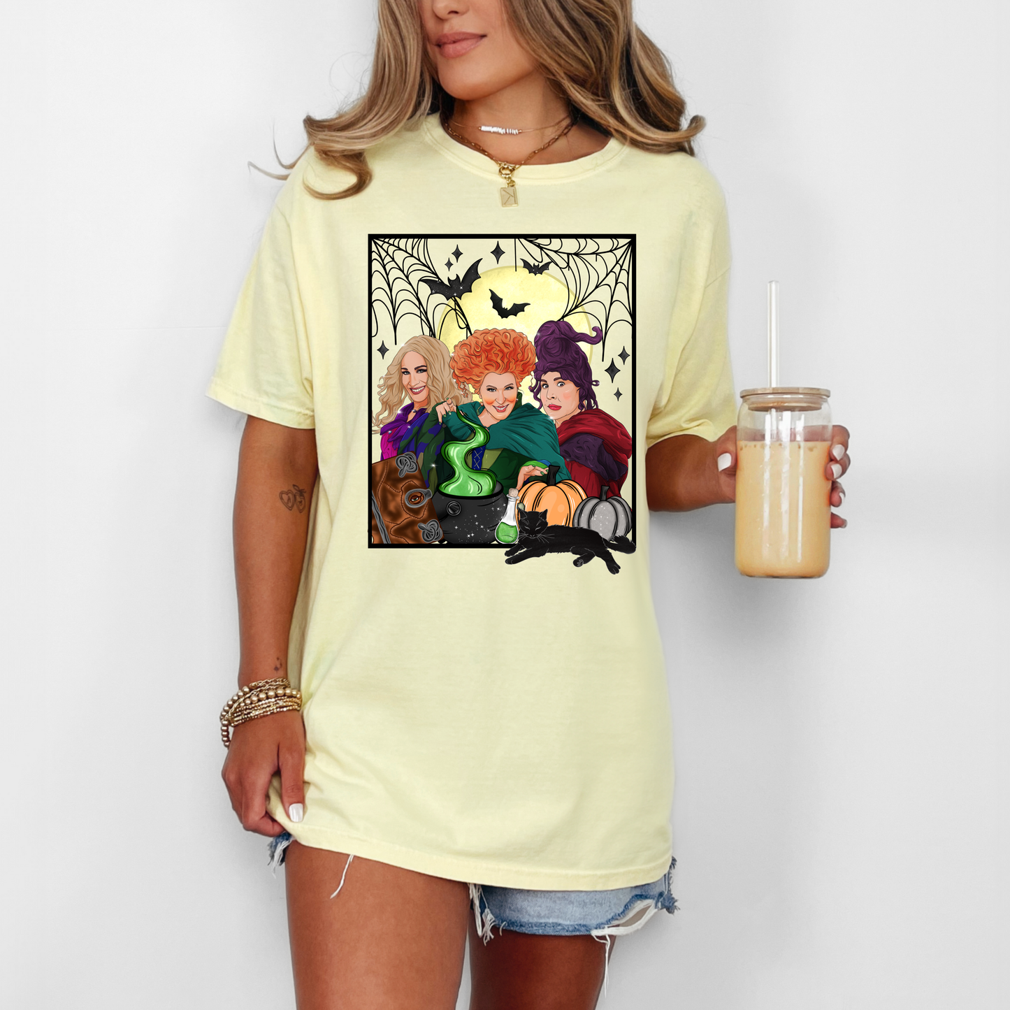 HP WITCHES SISTERS Halloween Shirt | Magical Theme Park Shirt & Tank | Adult Comfort Colors Tee