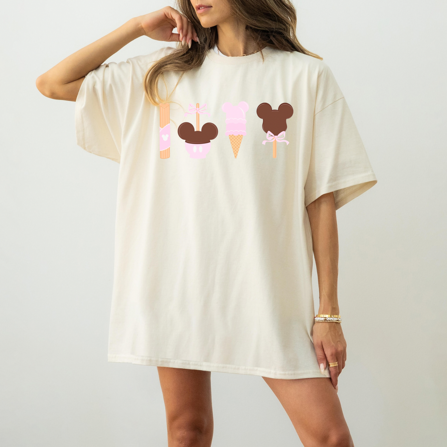 MOUSE SNACKS SHIRT - PINK WEDNESDAY EXCLUSIVE