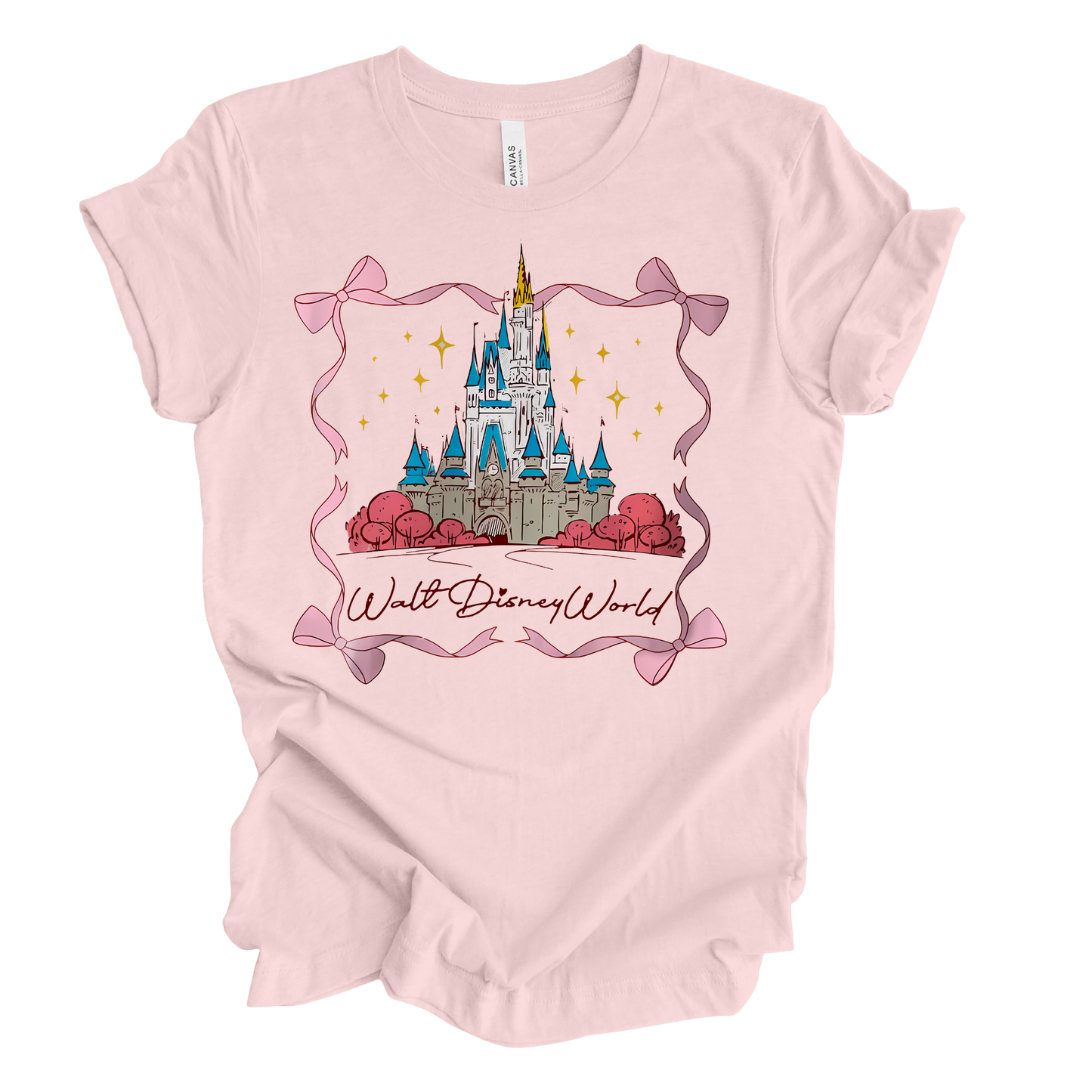 WDW CASTLE SHIRT - PINK WEDNESDAY EXCLUSIVE