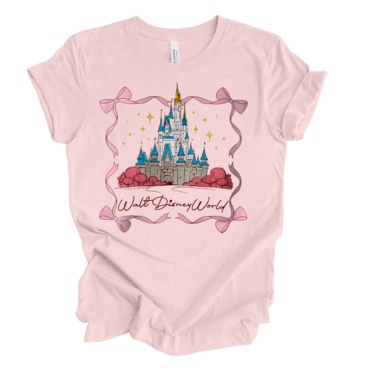 WDW CASTLE SHIRT - PINK WEDNESDAY EXCLUSIVE